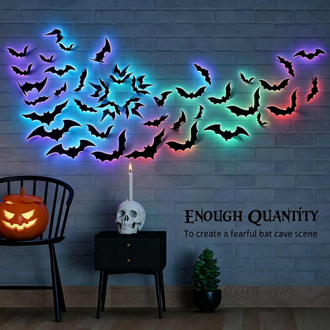 Halloween LED Bat Night Light