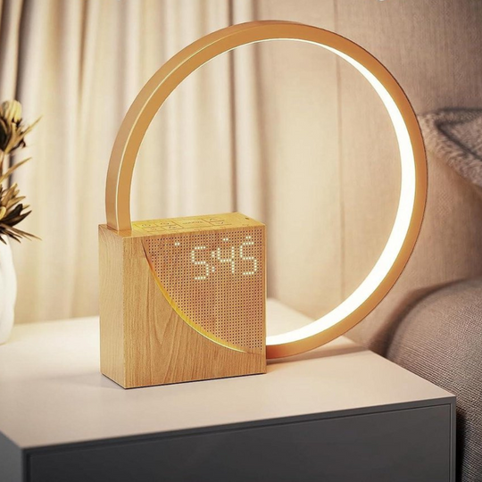 Multifunctional Wake‑Up Bedroom Lamp