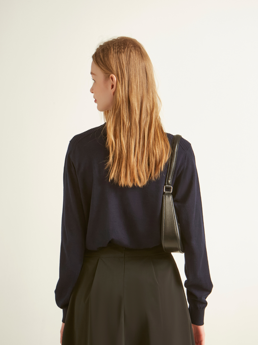Soft Knit Cardigan Elegant V-Neck