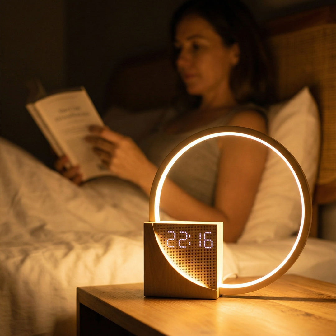 Multifunctional Wake‑Up Bedroom Lamp