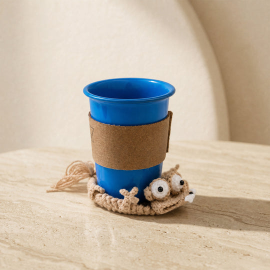 Crochet Squirrel Coaster