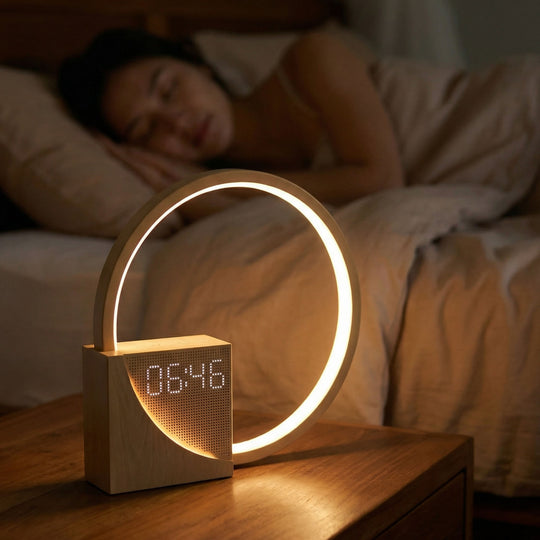 Multifunctional Wake‑Up Bedroom Lamp