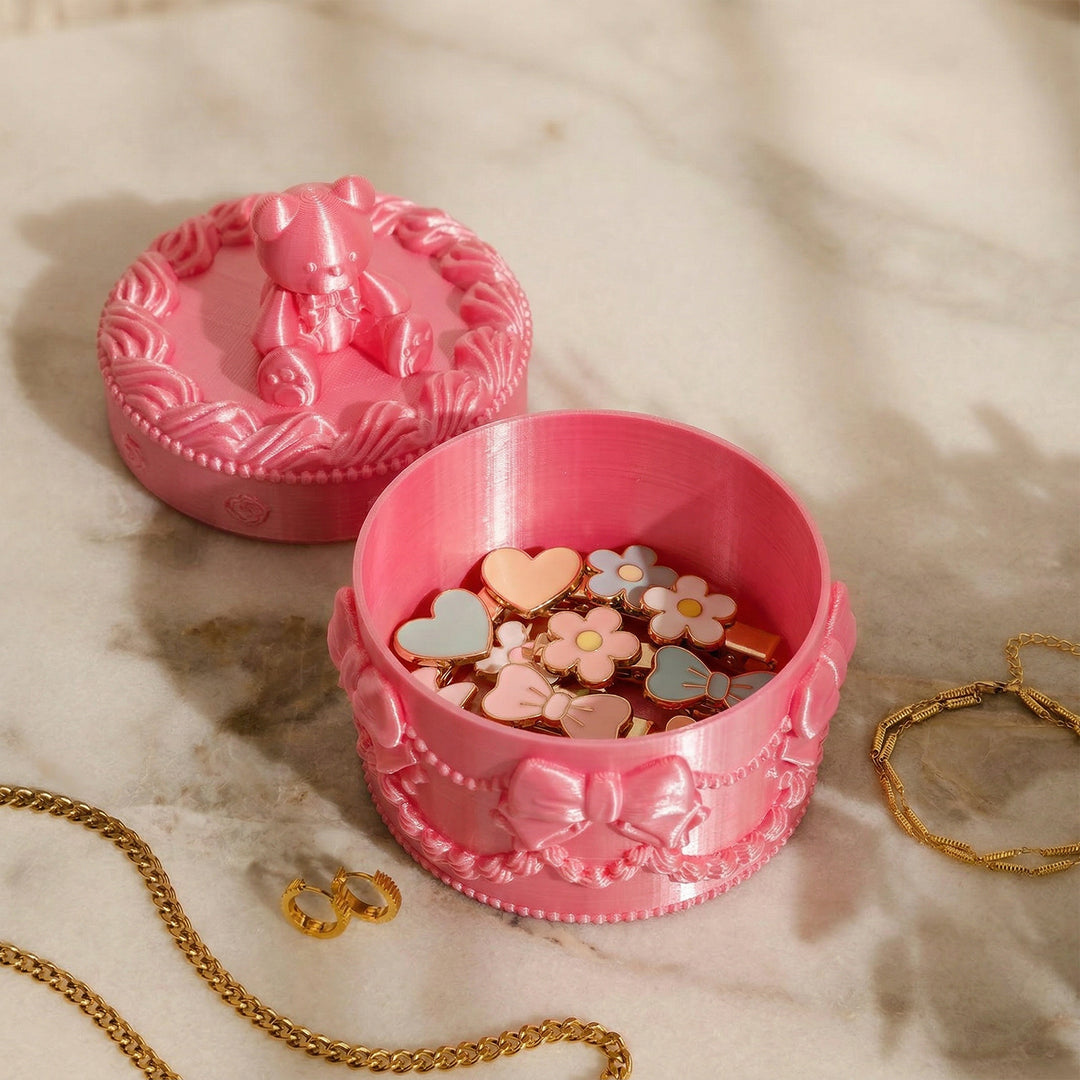 Teddy Cake Jewelry Box