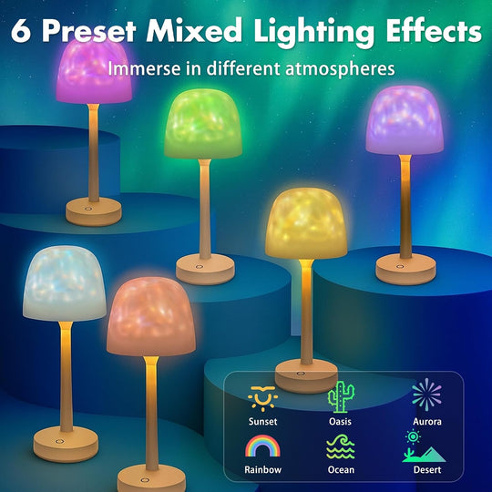Dual-mode Water Wave Lamp