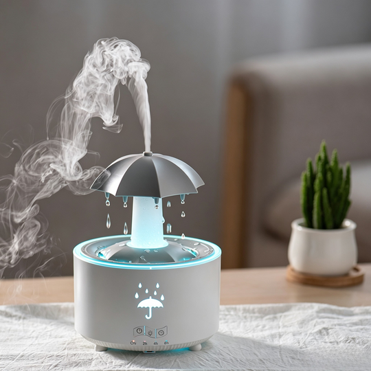 Rotating Umbrella Water Drop Humidifier