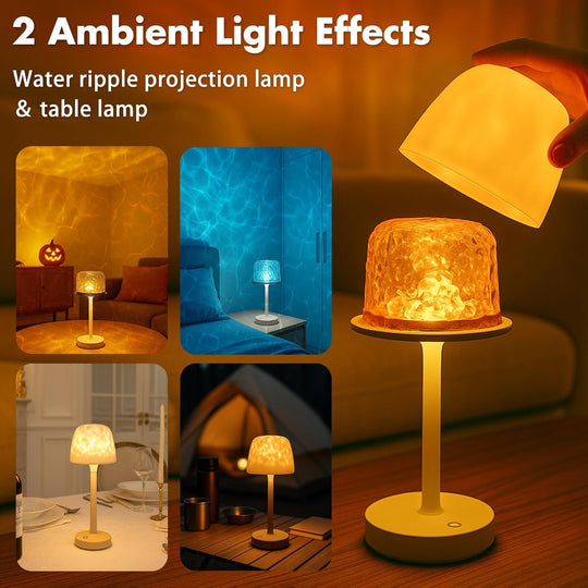 Dual-mode Water Wave Lamp
