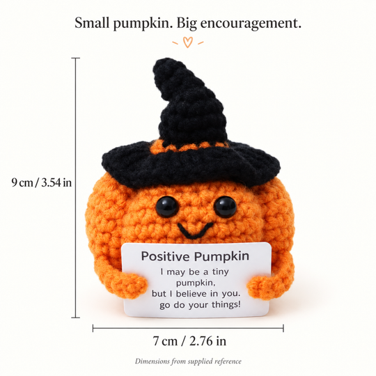 🎃Halloween🎃 Little Believer Crochet Pumpkin