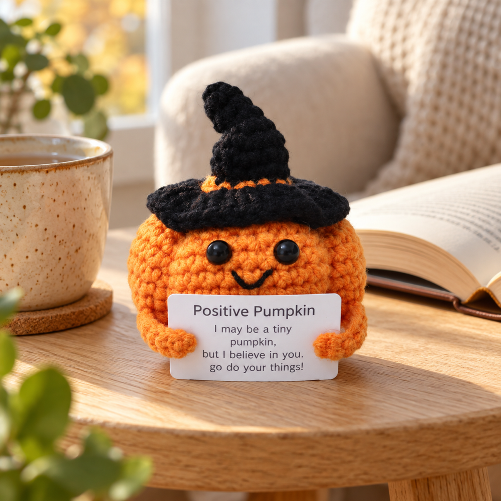 🎃Halloween🎃 Little Believer Crochet Pumpkin