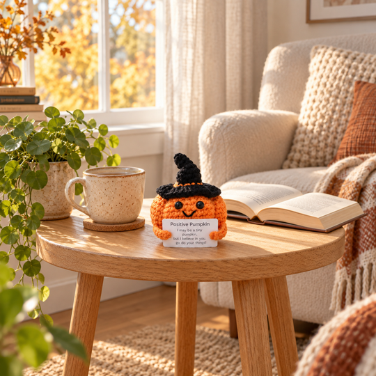 🎃Halloween🎃 Little Believer Crochet Pumpkin