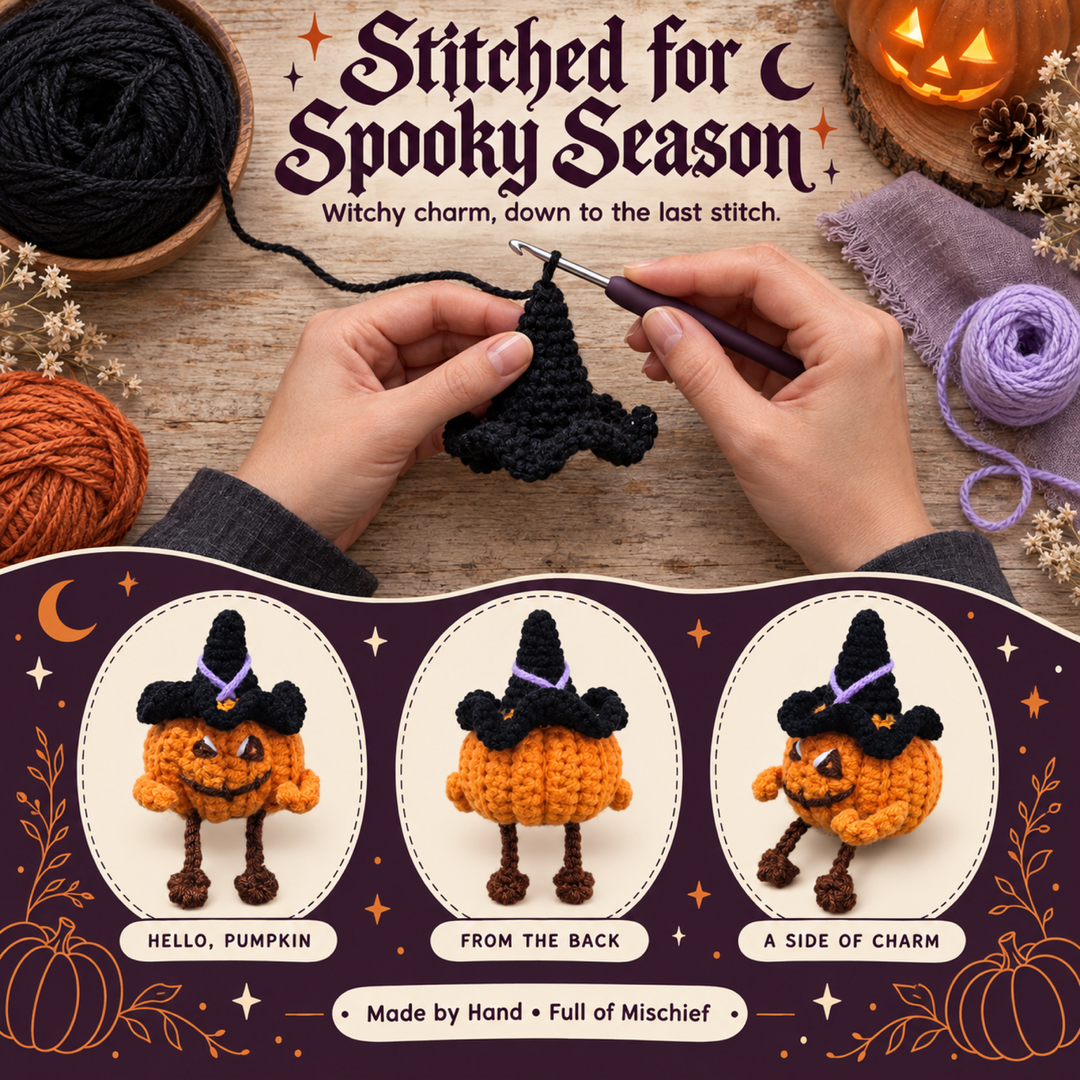 🎃Halloween🎃 Hocus Pocus Crochet Pumpkin