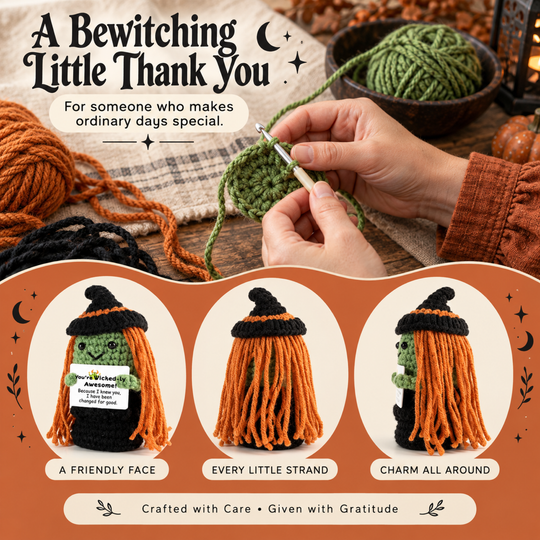 🎃Halloween🎃 Autumn Ember Crochet Witch