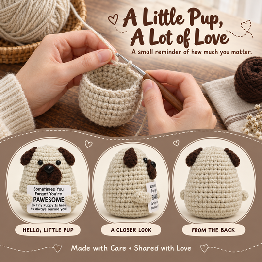 🎃Halloween🎃 Pawesome Pal Crochet Pug