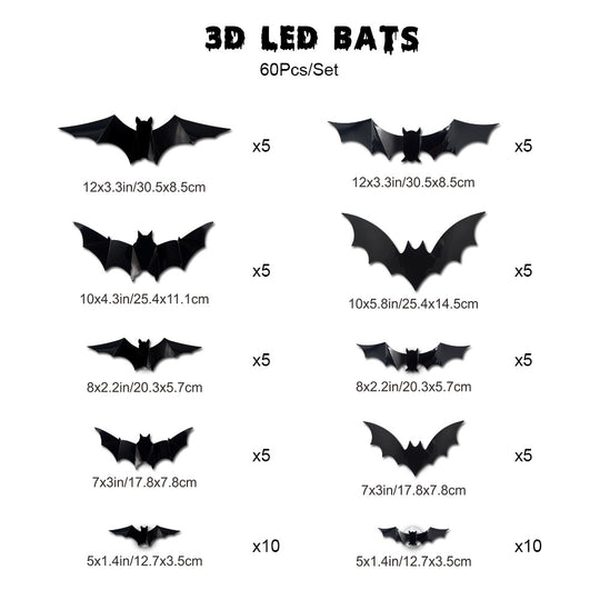 Halloween LED Bat Night Light