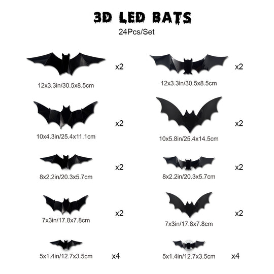 Halloween LED Bat Night Light