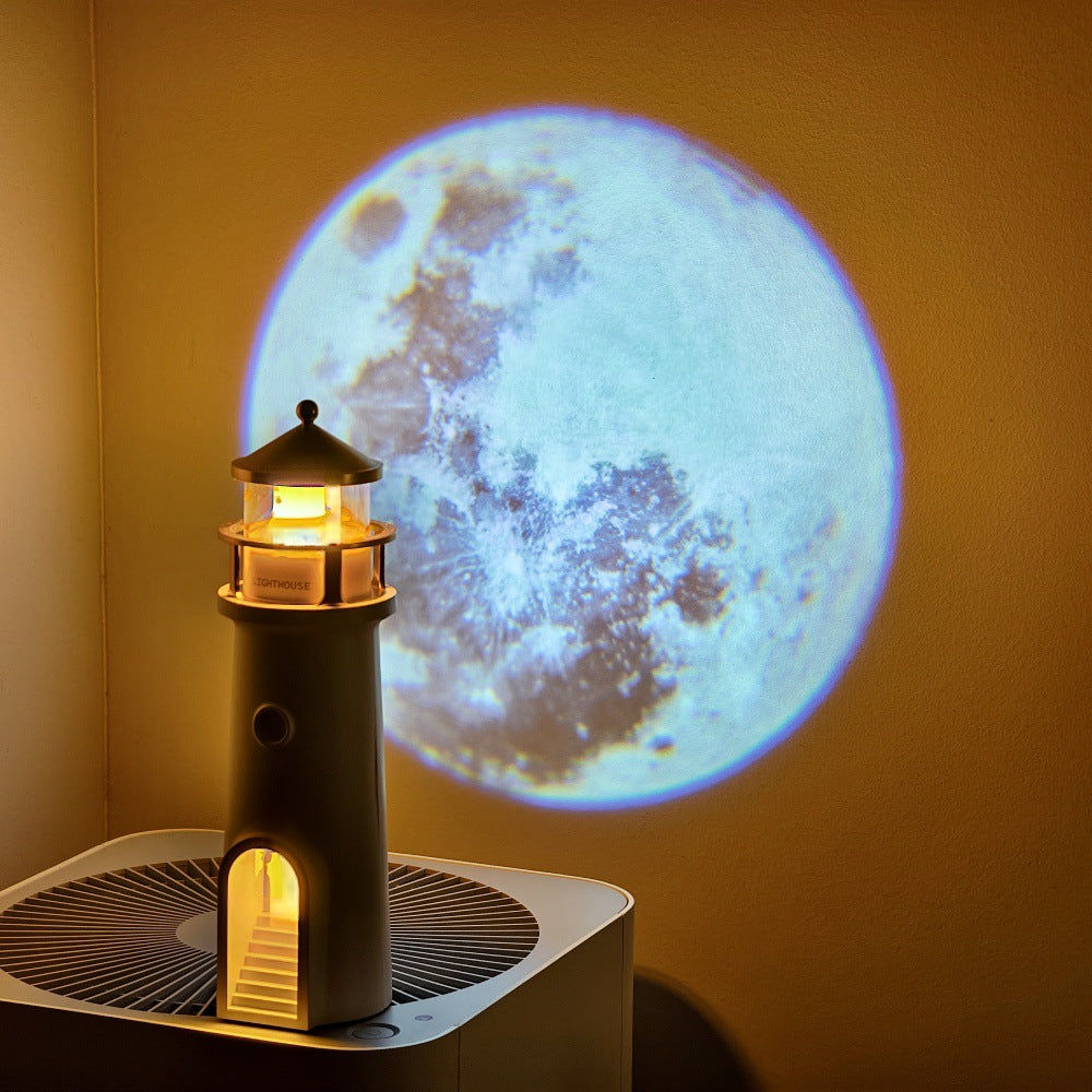 Moon Projector Lighthouse Night Light