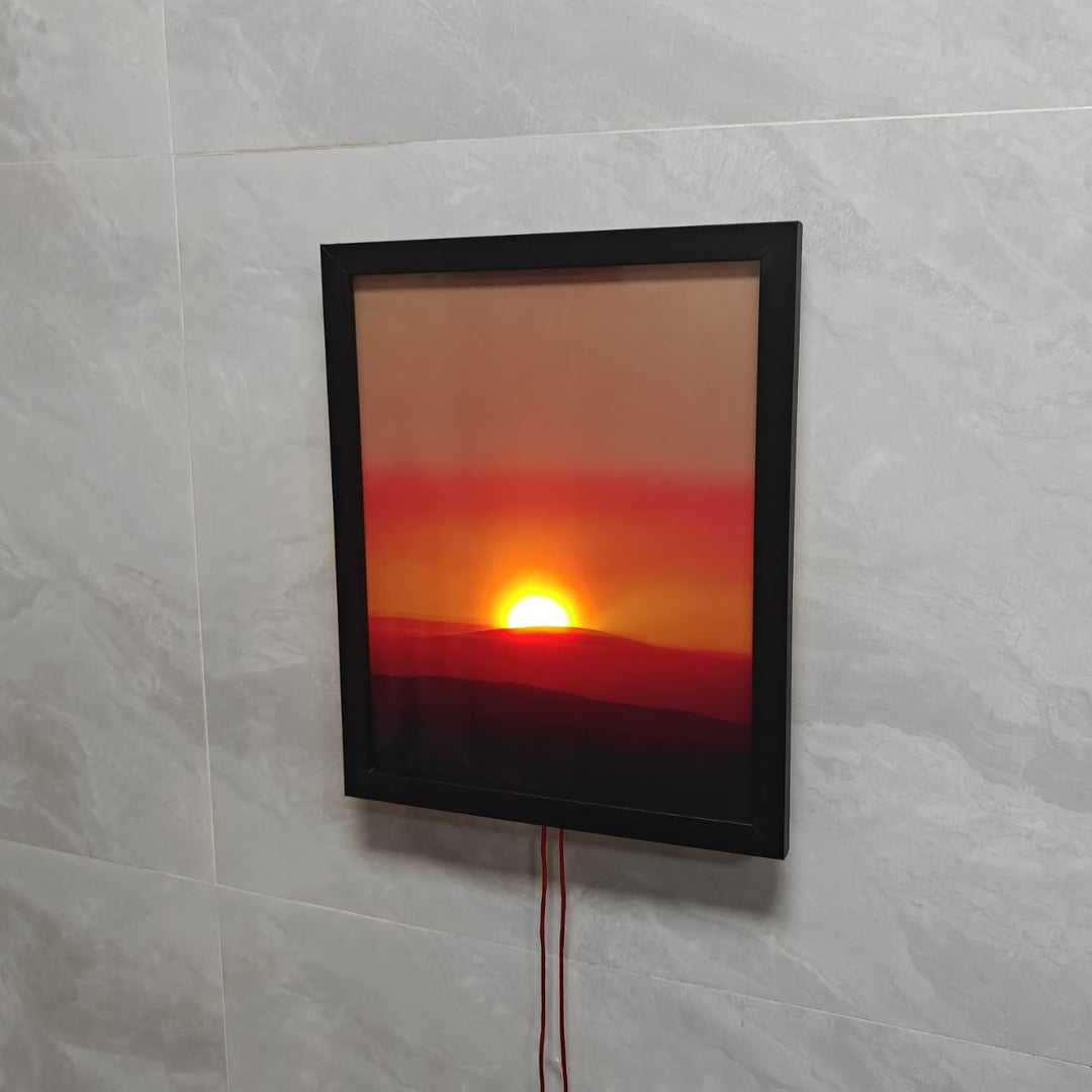 Sunset Time Ambient Art Wall Lamp