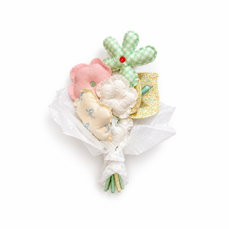 Garden Letter Handmade Fabric Bouquet