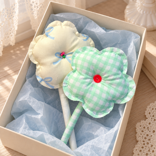 MiRANcle P11 handmade fabric bouquet — alternate home setting